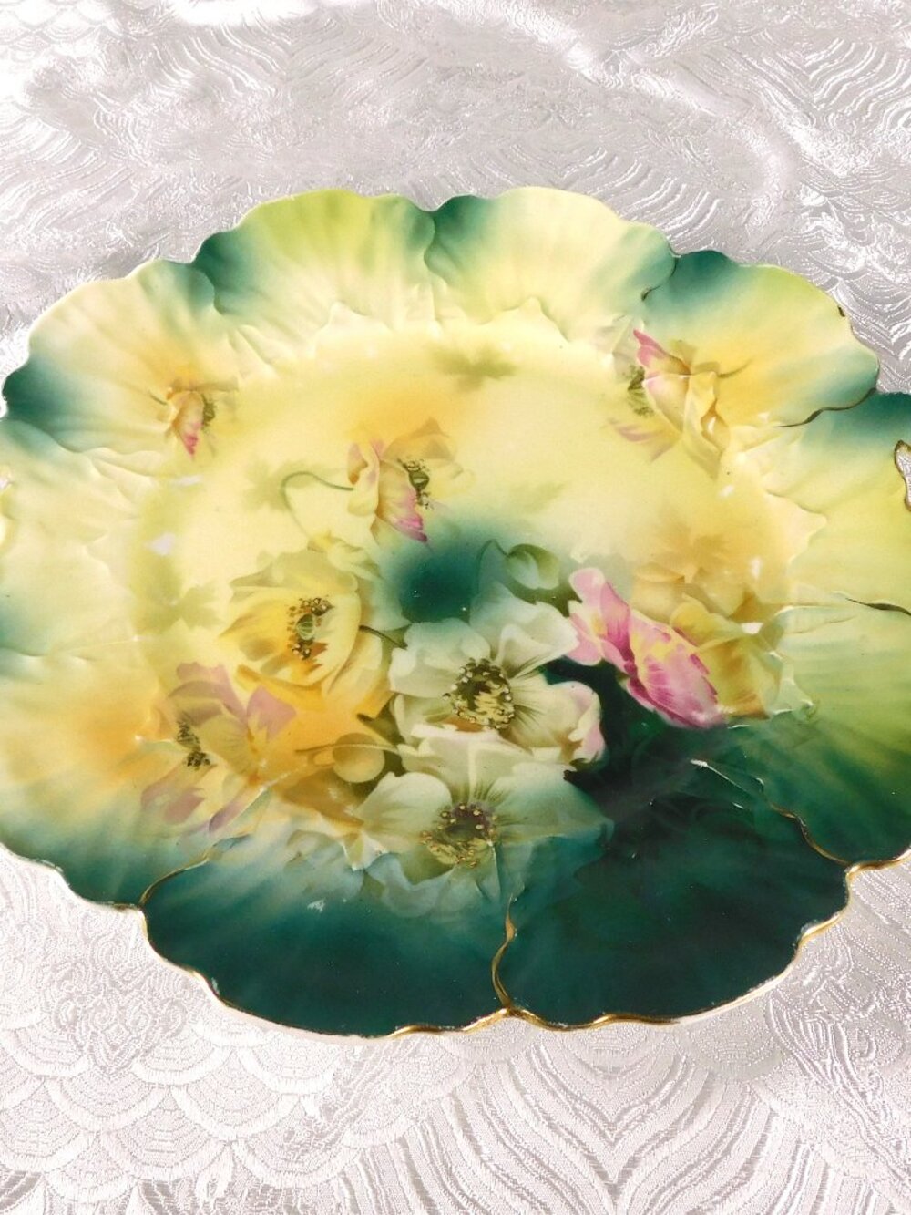 Reinhold Schlegelmilch Floral Plate or Tray # 27369